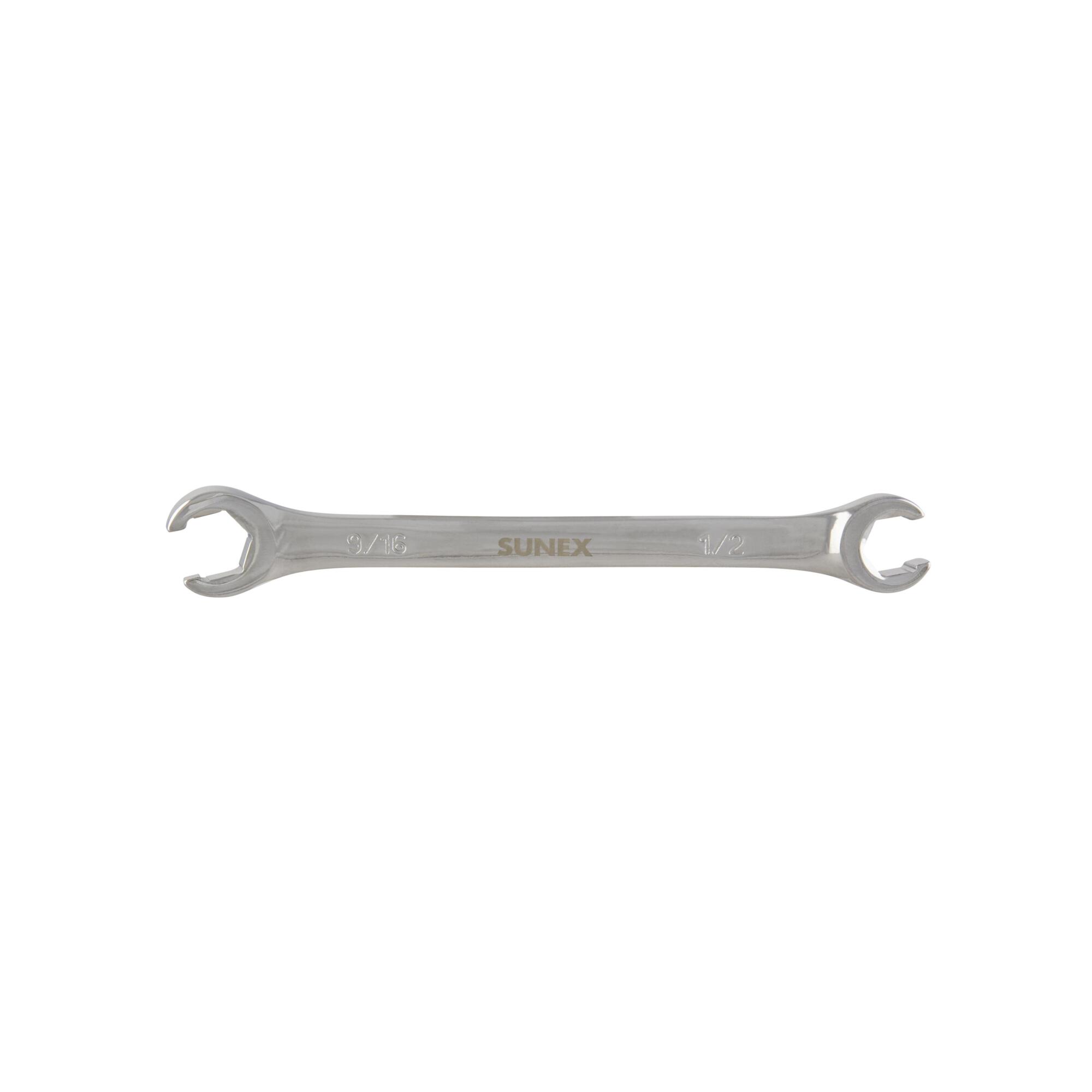 Sunex Tools Flare Nut Wrench — 1/2in. x 9/16in., Drop-Forged Alloy Steel, Model# 980903